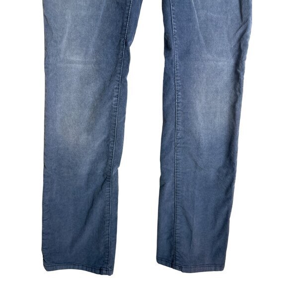 Pilcro and the Letterpress Pants Size 29 Blue Corduroy Straight Leg Vintage Slim - Picture 3 of 9